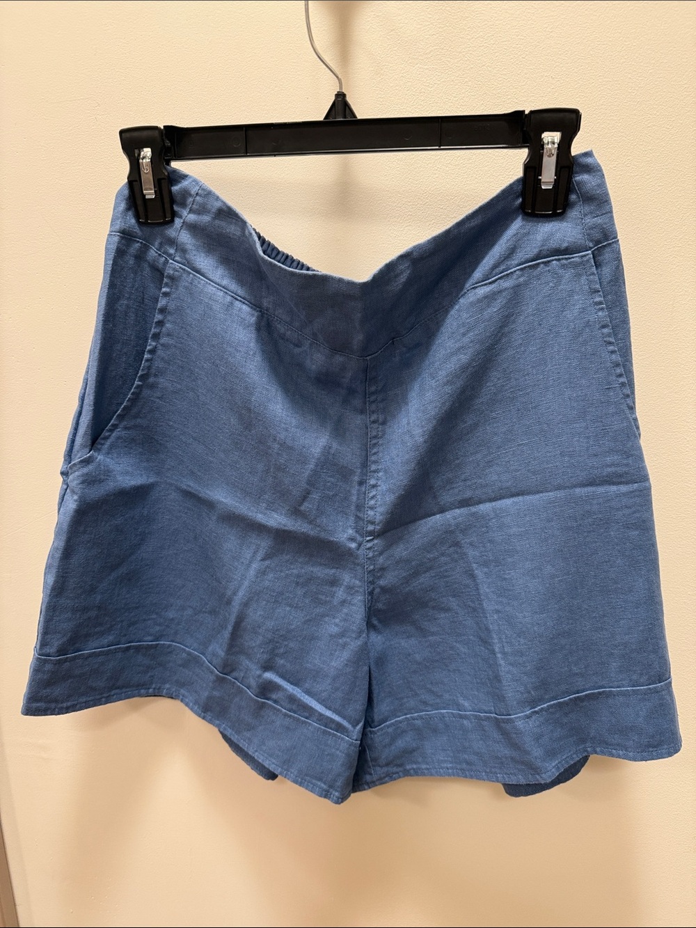 Nomad The Label  Soft Blue High-Rise Shorts